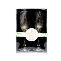Wedding Champagne Flute Set by Splosh - Mr & Mrs