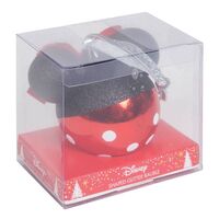 Disney Christmas By Widdop And Co Glitter Bauble: Mickey Mouse