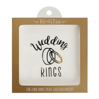 Wedding Ring Trinket Plate by Splosh