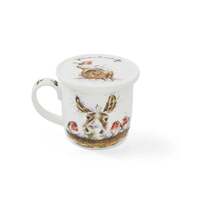 Wrendale Designs By Royal Worcester Christmas Mug and Coaster - Winter Friends