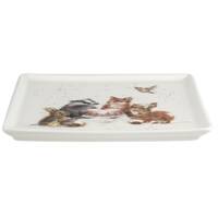 Royal Worcester Wrendale Square Plate - Woodland Party