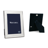 Whitehill Frames - Silver Plated Photo Frame - Beaded 13cm x 18cm
