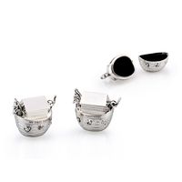 Whitehill Baby - Silverplated Noah's Ark First Tooth And Curl Box