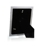 Whitehill Frames - Faux Silver Matte Black Finish Frame 4x6"