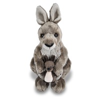 Wild Republic Cuddlekins - Kangaroo With Joey 12"