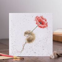 Wrendale Designs Greeting Card - Poppy