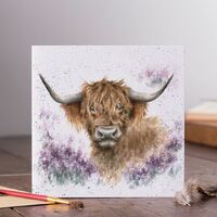 Wrendale Designs Greeting Card - Highland Heathers