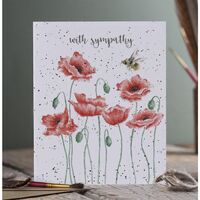 Wrendale Designs Greeting Card - With Sympathy