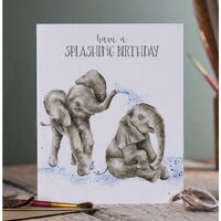 Wrendale Designs Greeting Card - Have a Splashing Birthday