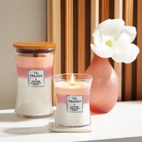 Woodwick Large Trilogy Candle - Blooming Orchard