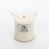 WoodWick Medium Candle - White Tea & Jasmine