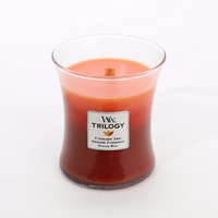 Woodwick Medium Trilogy Candle - Exotic Spices