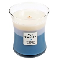 WoodWick Medium Trilogy Candle - Beachfront Cottage