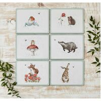Wrendale Designs by Pimpernel Placemats - The Bee Set of 6 Regular