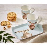 Wrendale Designs by Pimpernel Mug and Tray Set - Hare