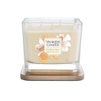 Yankee Candle Medium Square Jar - Rice Milk & Honey