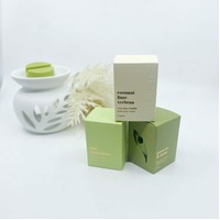 Elume Oil & Wax Melt Burner - Round Fern Leaf White