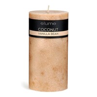 Elume Signature Pillar Candle - Coconut Vanilla Bean