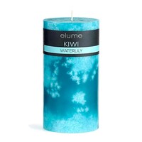 Elume Signature Pillar Candle - Kiwi Waterlily