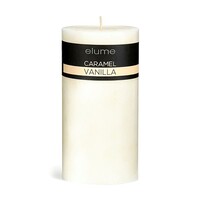 Elume Signature Pillar Candle - Caramel Vanilla