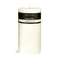 Elume Signature Pillar Candle - Caramel Vanilla