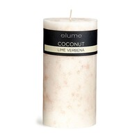 Elume Signature Pillar Candle - Coconut Lime Verbena