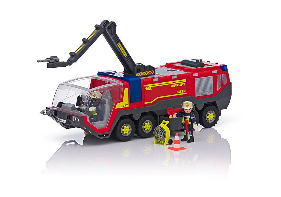 Playmobil Airport Fire Engine with Lights and Sound City Action