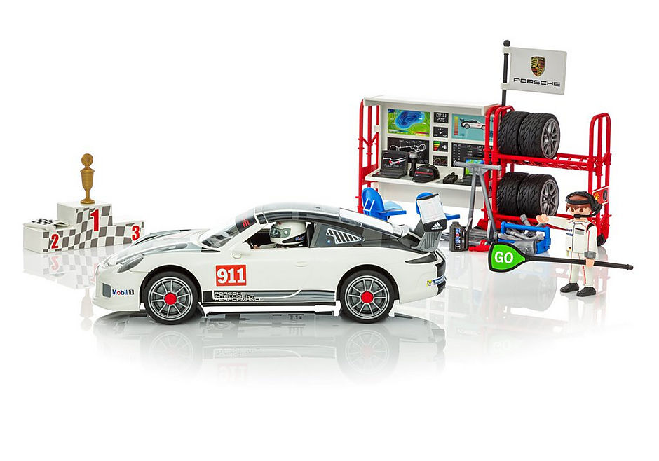 Rædsel underholdning tema Playmobil Porsche 911 GT3 Cup (Playmobil Porsche )