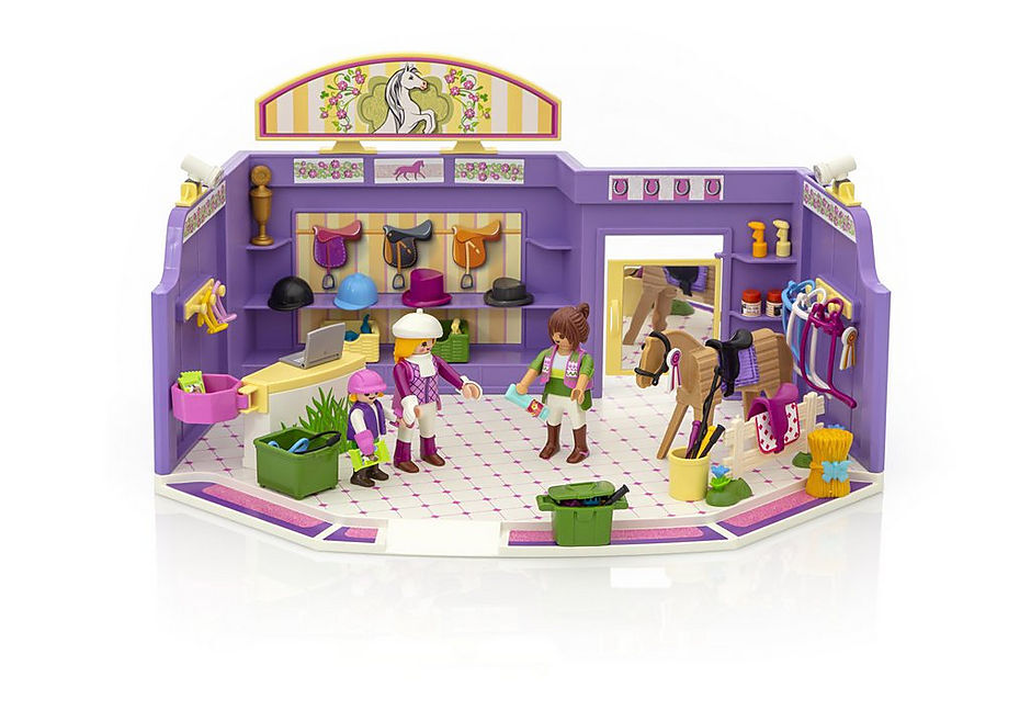 Playmobil horse cheap tack shop
