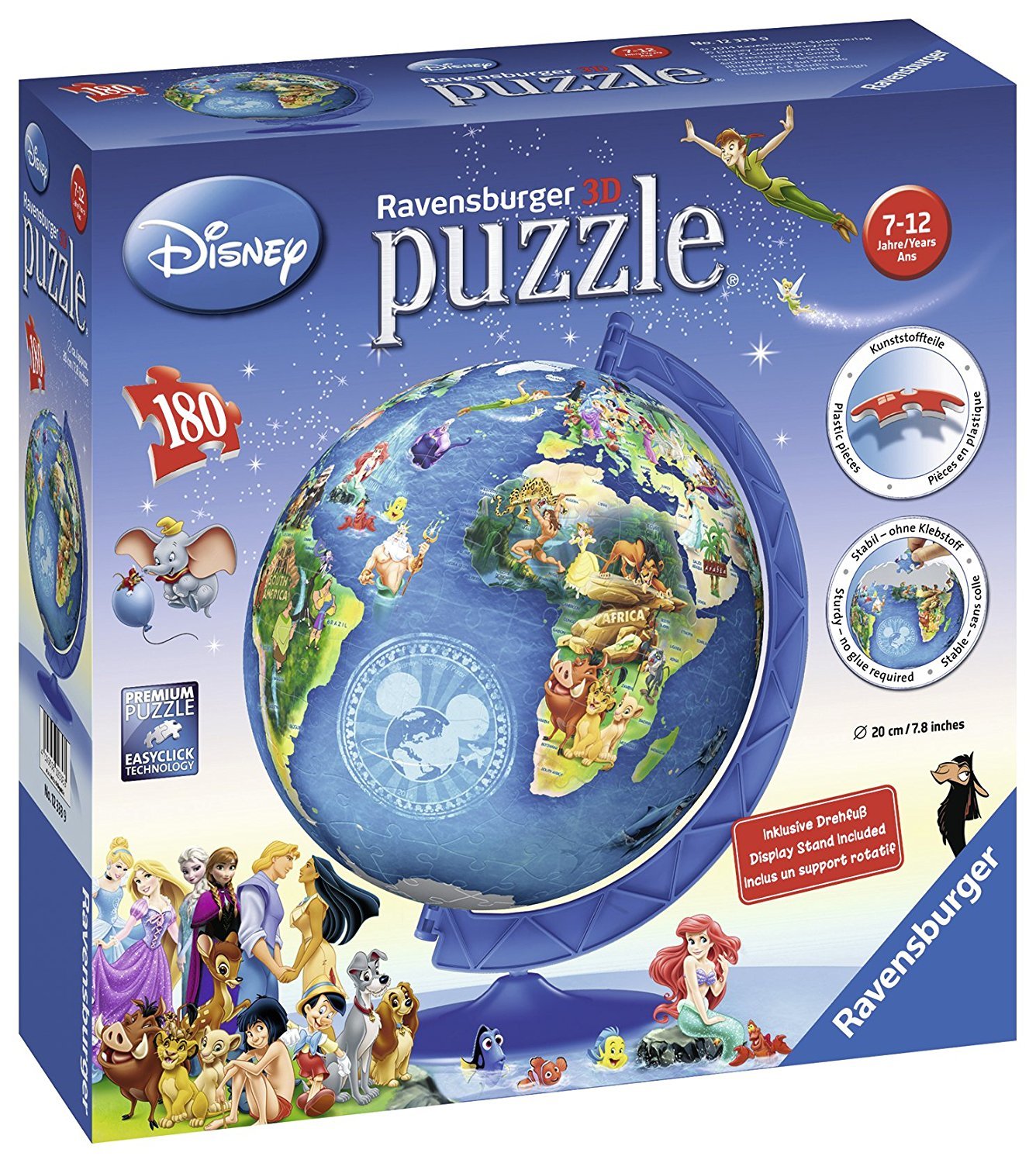 Ravensburger 3D Puzzle 180pc - Disney Globe