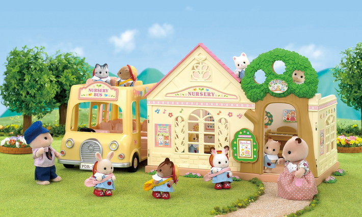 Sylvanian Families - Nursery Double Decker Bus