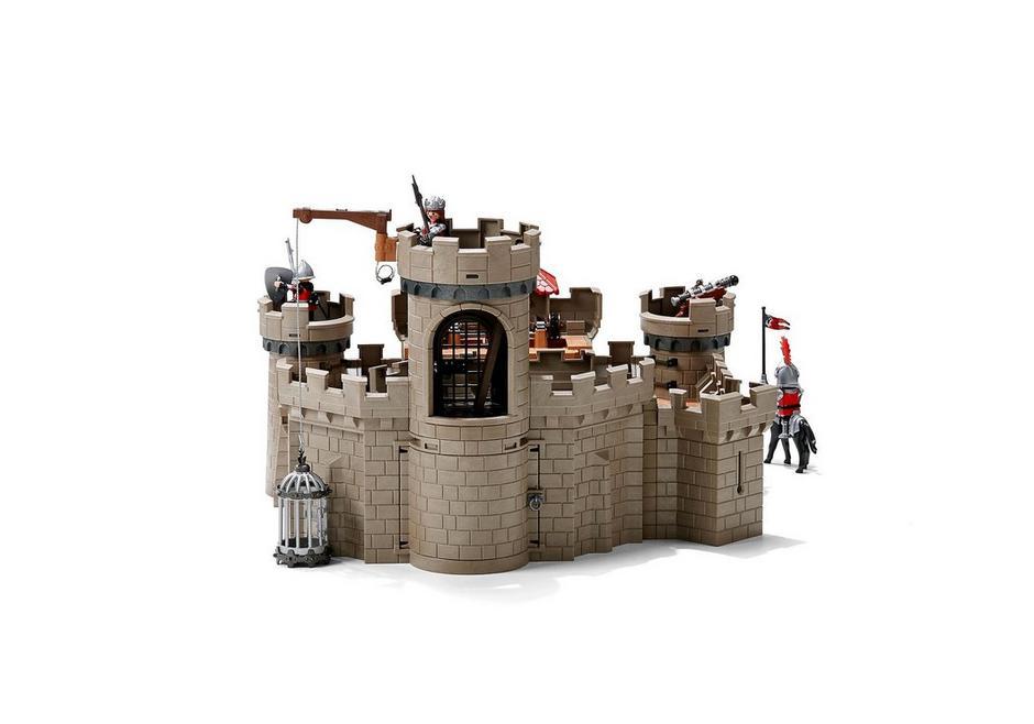 Playmobil Castle Wooden Railing Vtg 3667 Medieval Knights Dk Brown 30 02 9160 