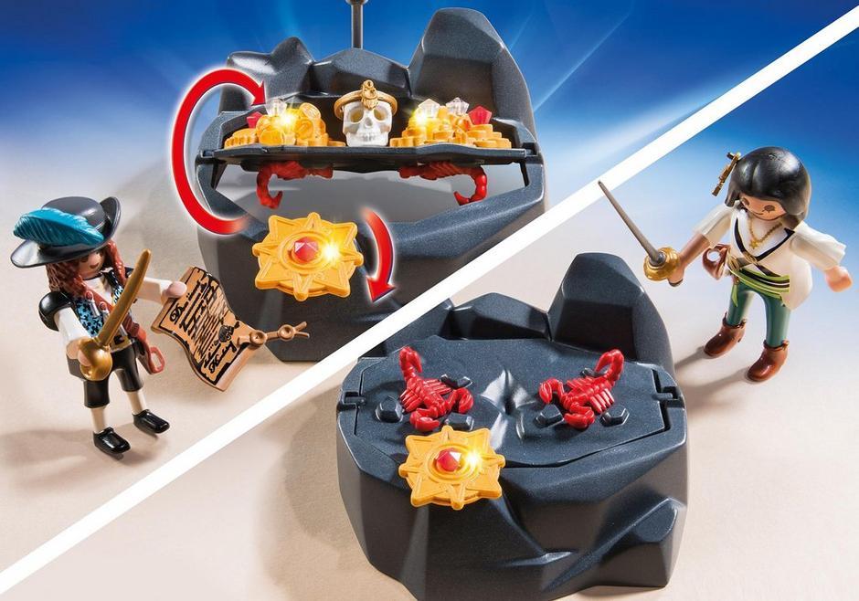 Playmobil pirate treasure sales hideout