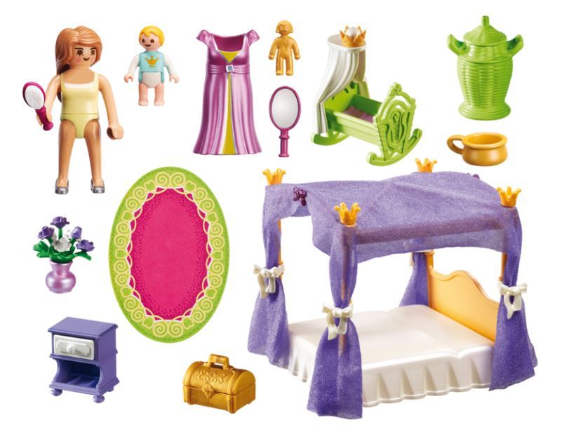 Playmobil Beautiful Princess w/ green dress & 2 apples - discontinued Figure