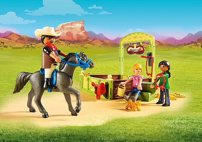 playmobil spirit riding free barn