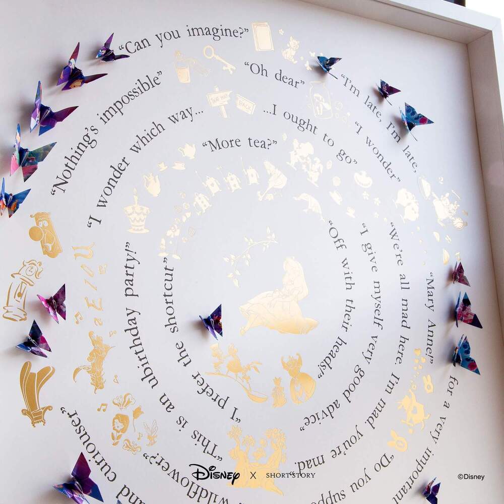 Disney X Short Story Special Edition Large Wall Art - Alice In Wonderland
