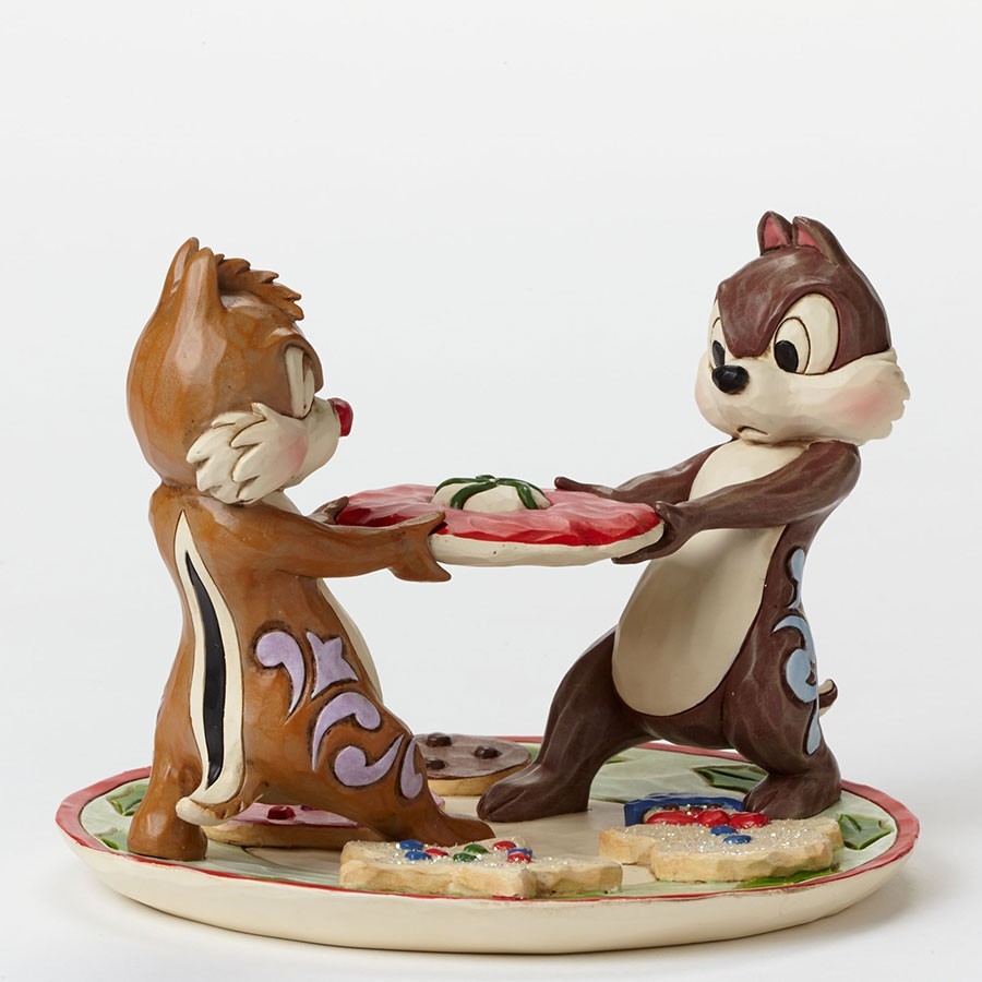 SAVE SOME FOR SANTA Chip n' Dale Jim Shore Disney Traditions 4046023 Weihnachten 
