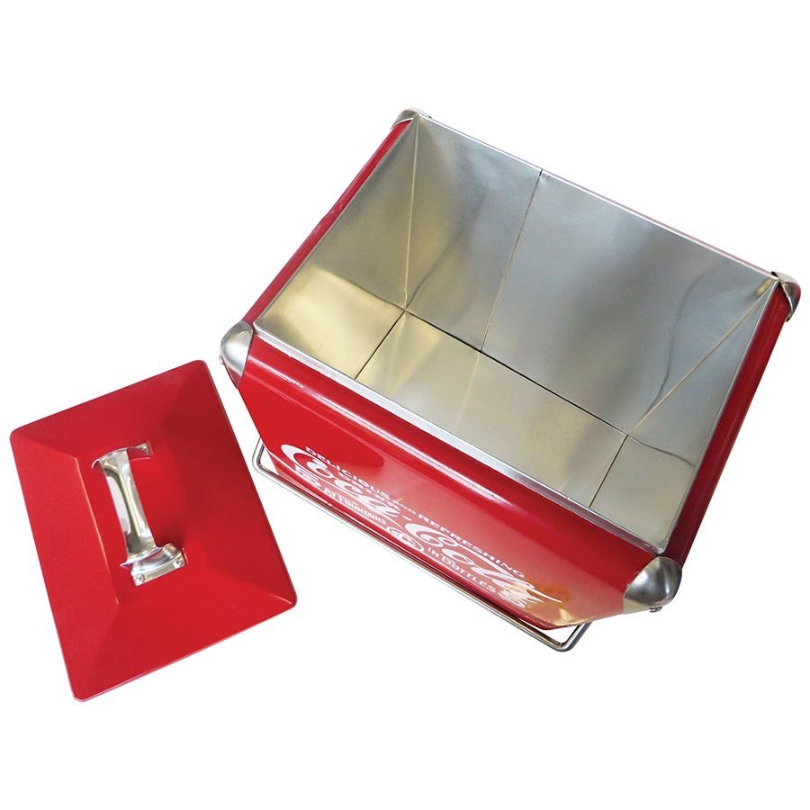Coca Cola Metal Cooler Box Red 75025213