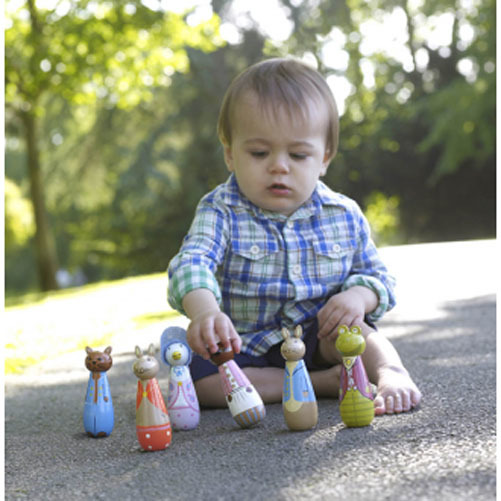 beatrix potter wooden skittles