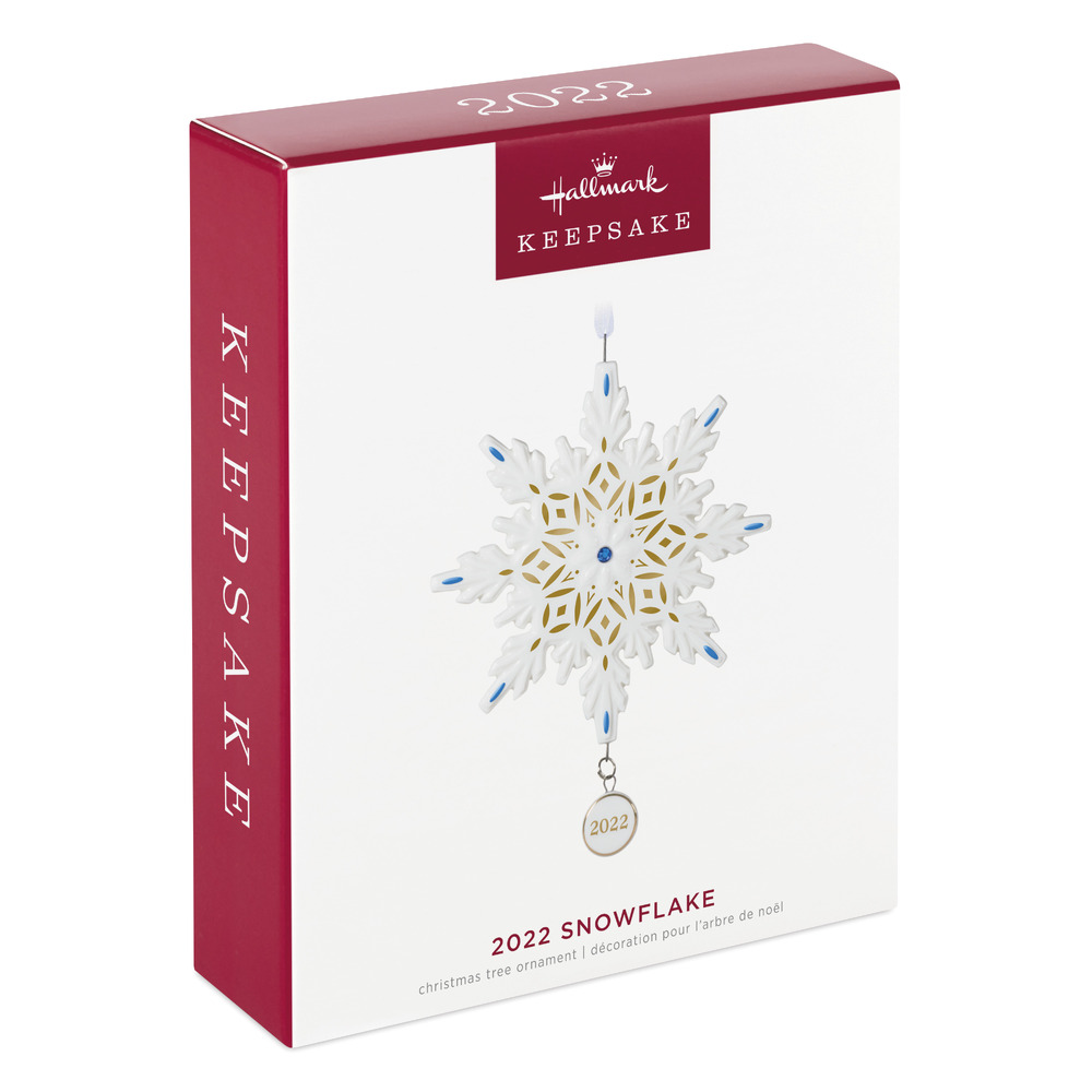 2022 Hallmark Keepsake Ornament 2022 Snowflake Porcelain
