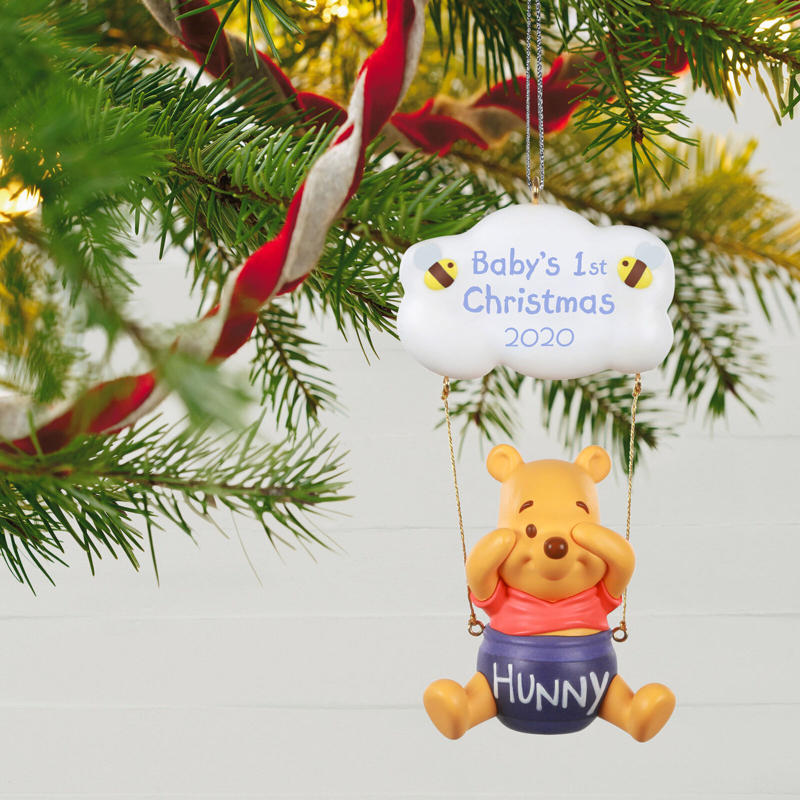 2020 Hallmark Keepsake Ornament Disney Winnie the Pooh Baby's First  Christmas 2020