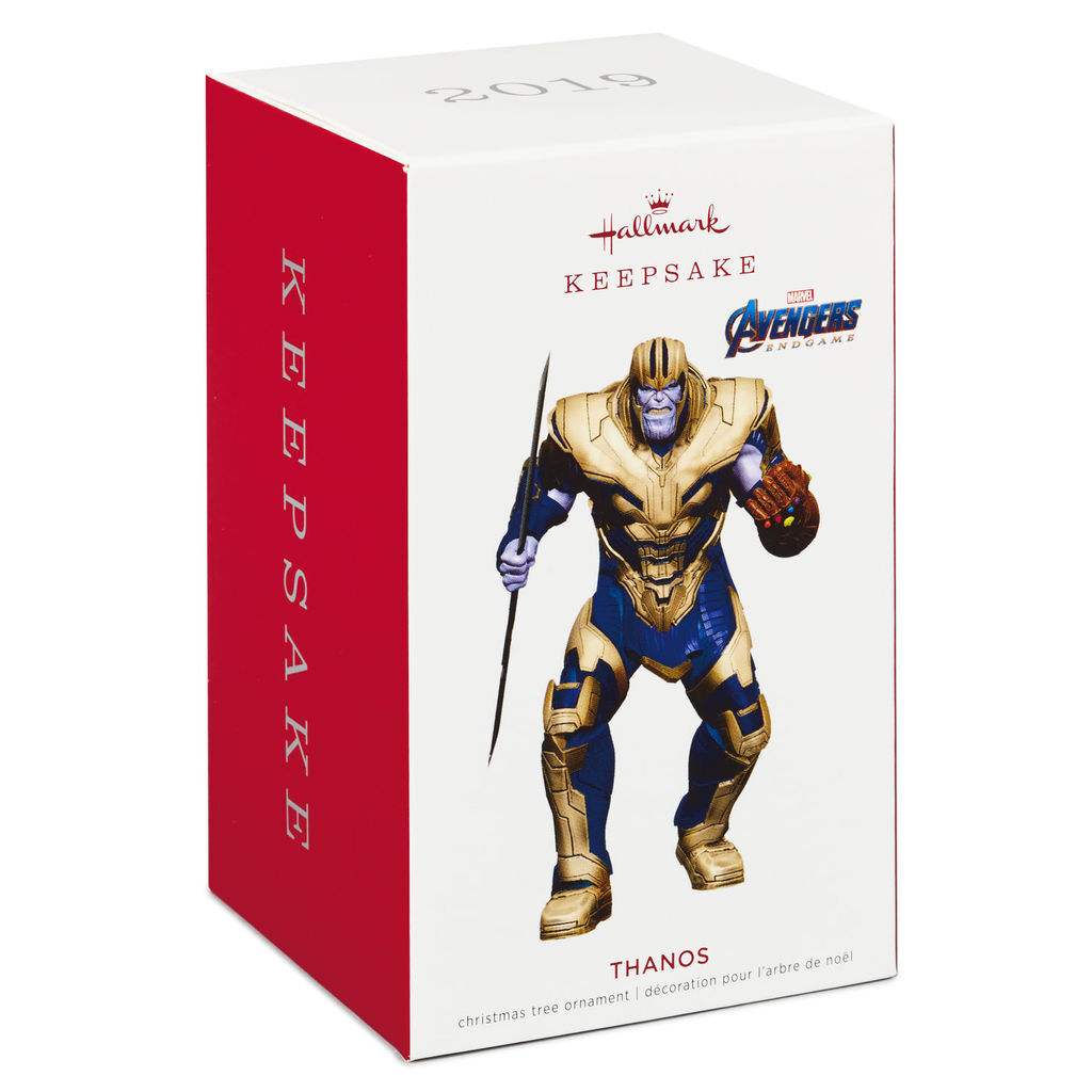 Endgame Thanos Infinity Gauntlet Gold Diecast Ornament Avengers Infinity War