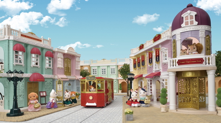 Sylvanian families grand department shop store set