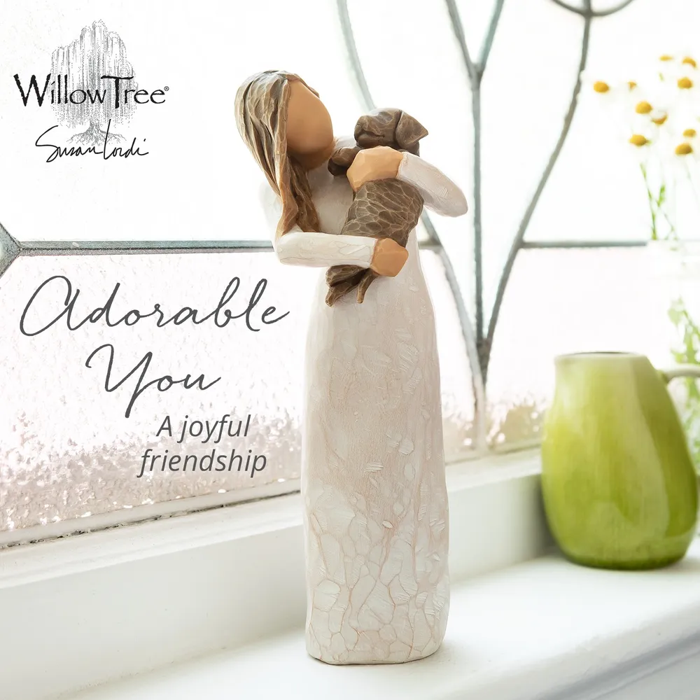 Willow Tree - Adorable You Dog (Dark)