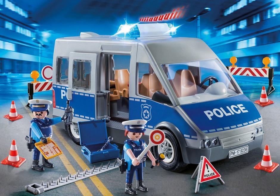 playmobil city action police van