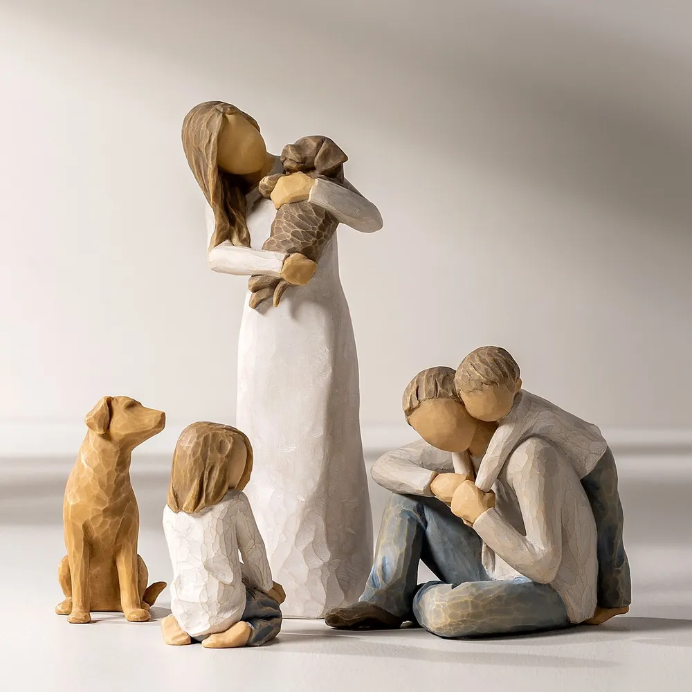 Willow Tree - Adorable You Dog (Dark)