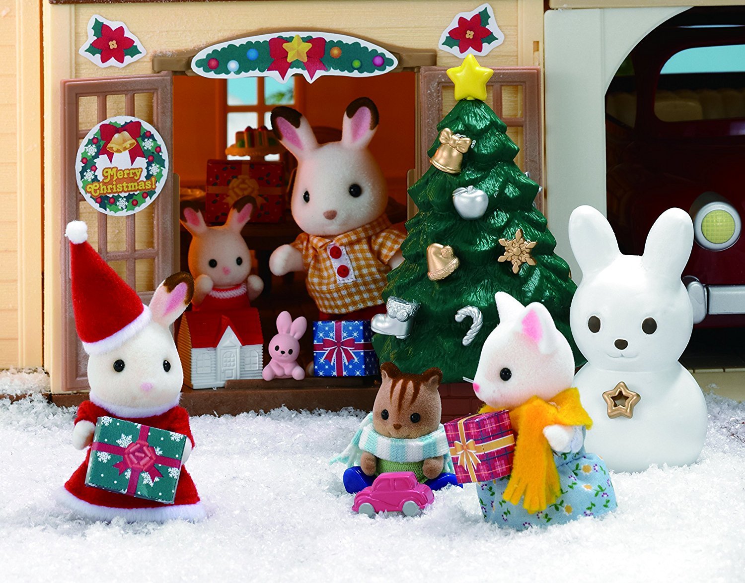 Sylvanian Families Happy Christmas Friends Set