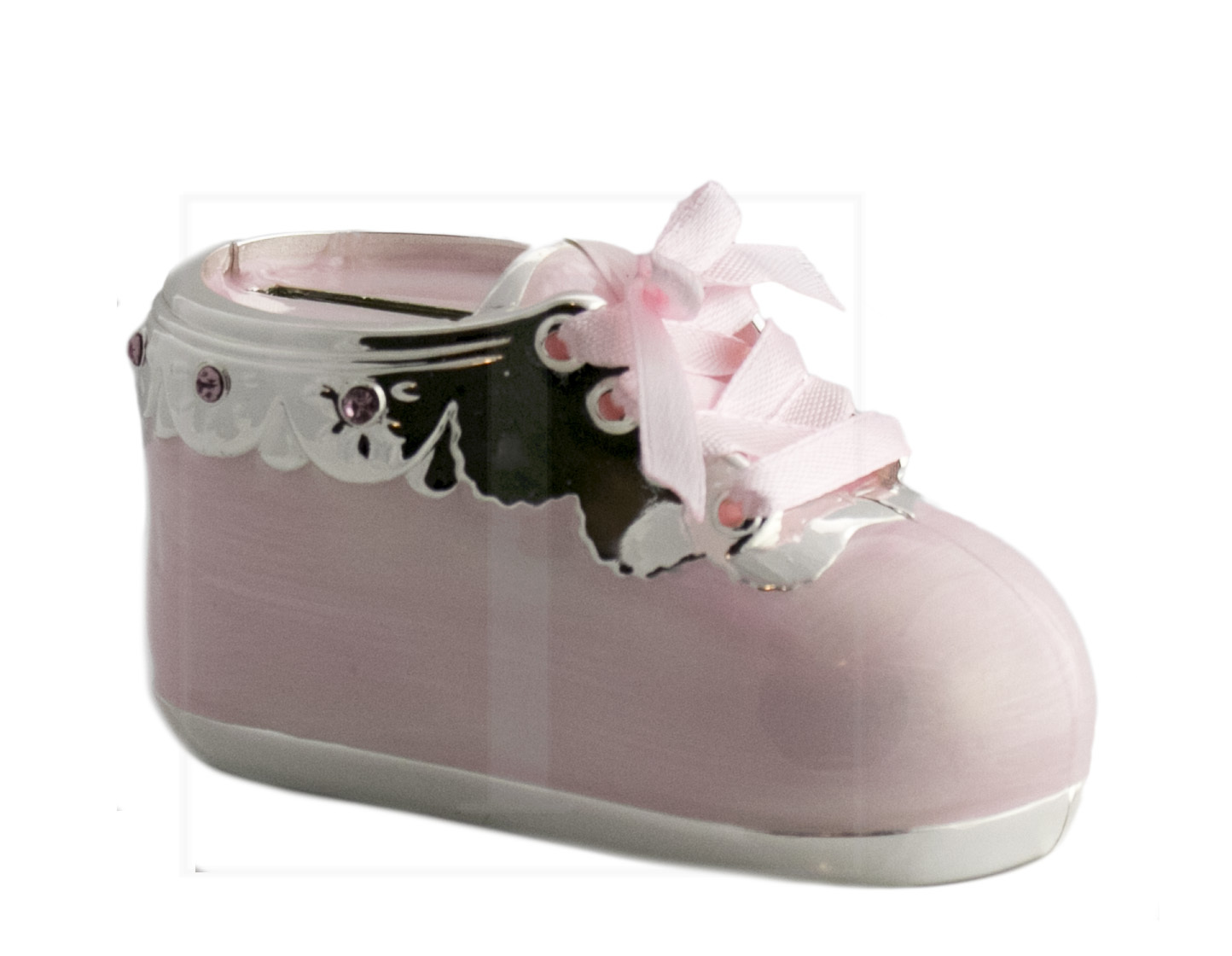 Roman Inc Caroline Collection Pink Shoe Money Bank