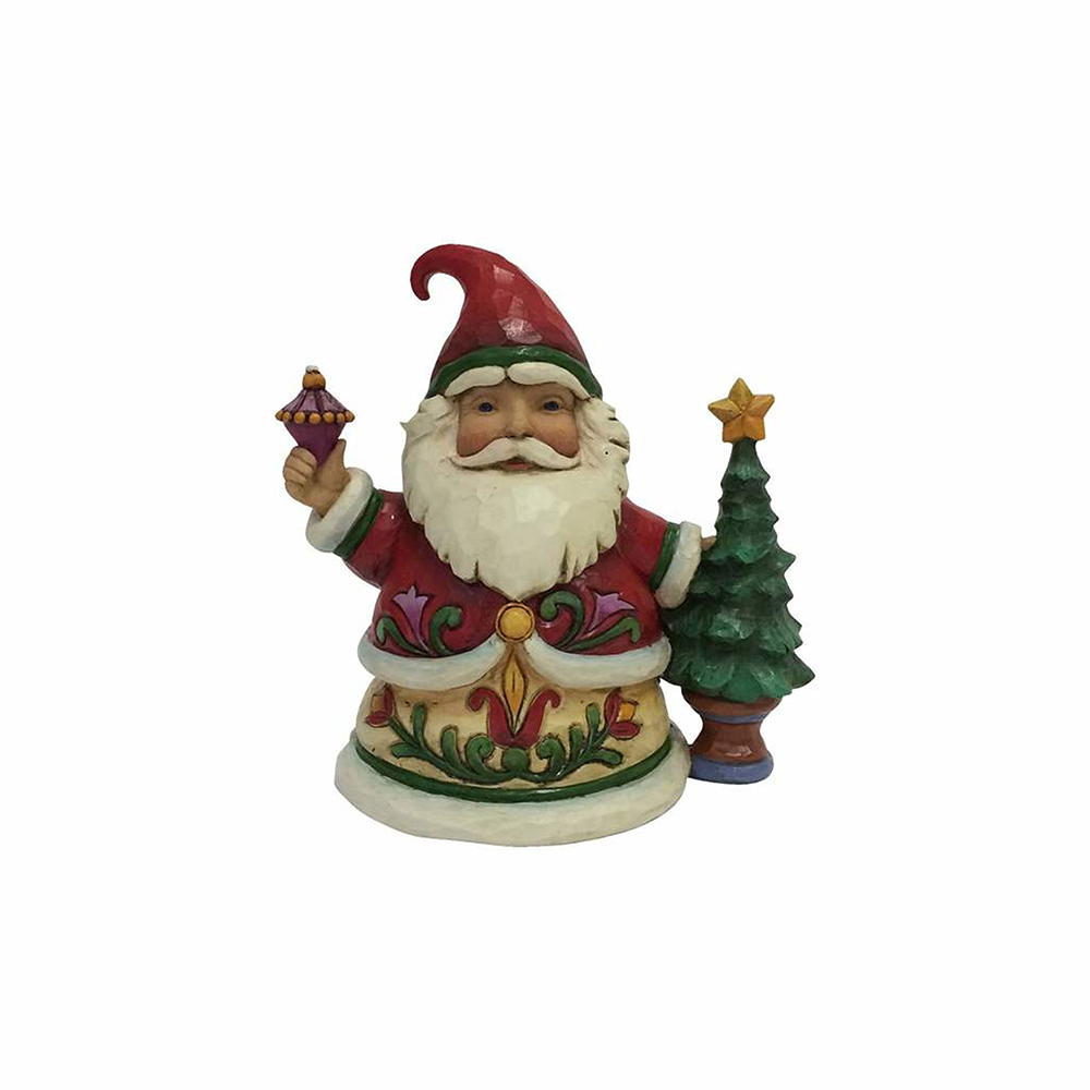 Heartwood Creek Classic Pint Sized Santa with Tree