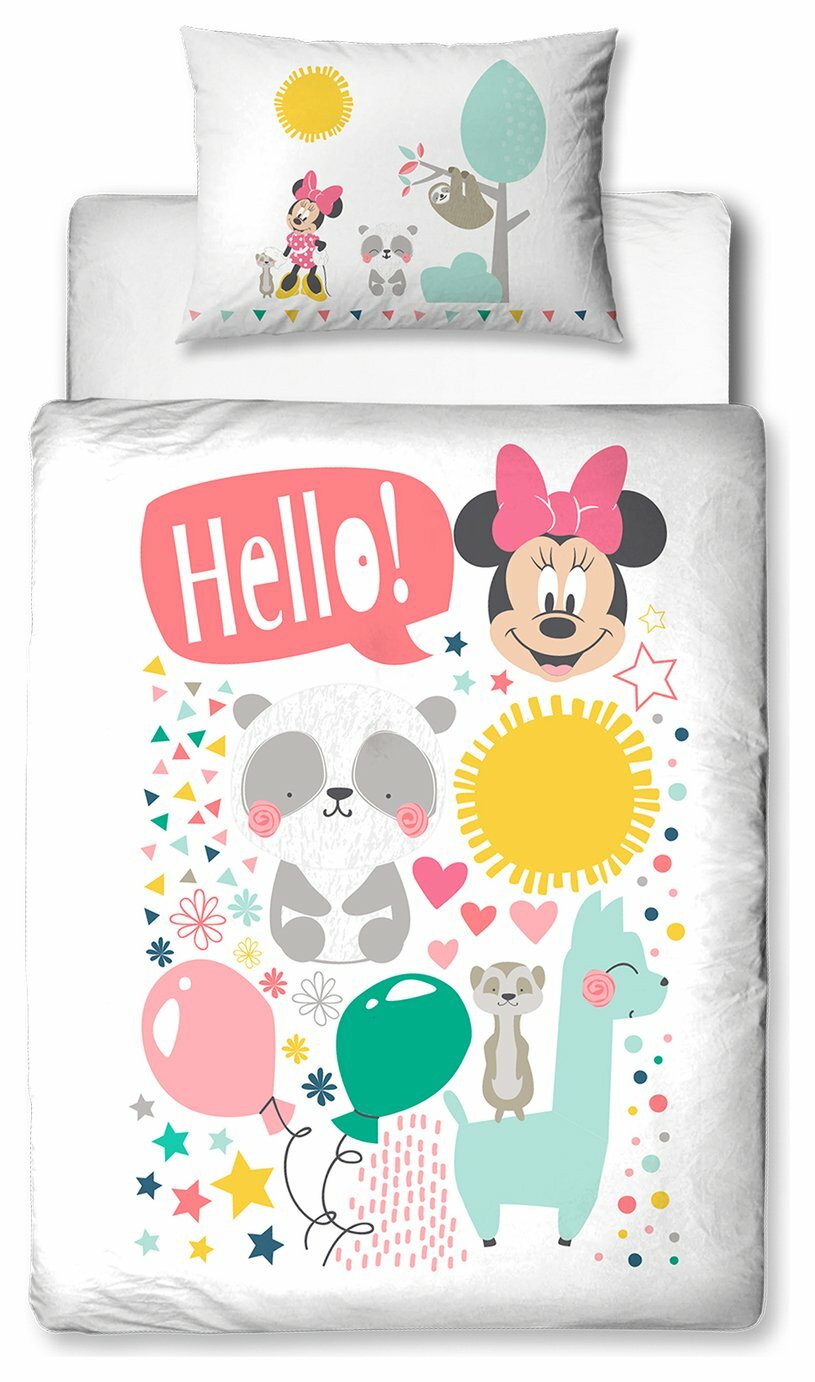 Disney Minnie Mouse Quilt Cover Set Cot Minnie Mouse Friends